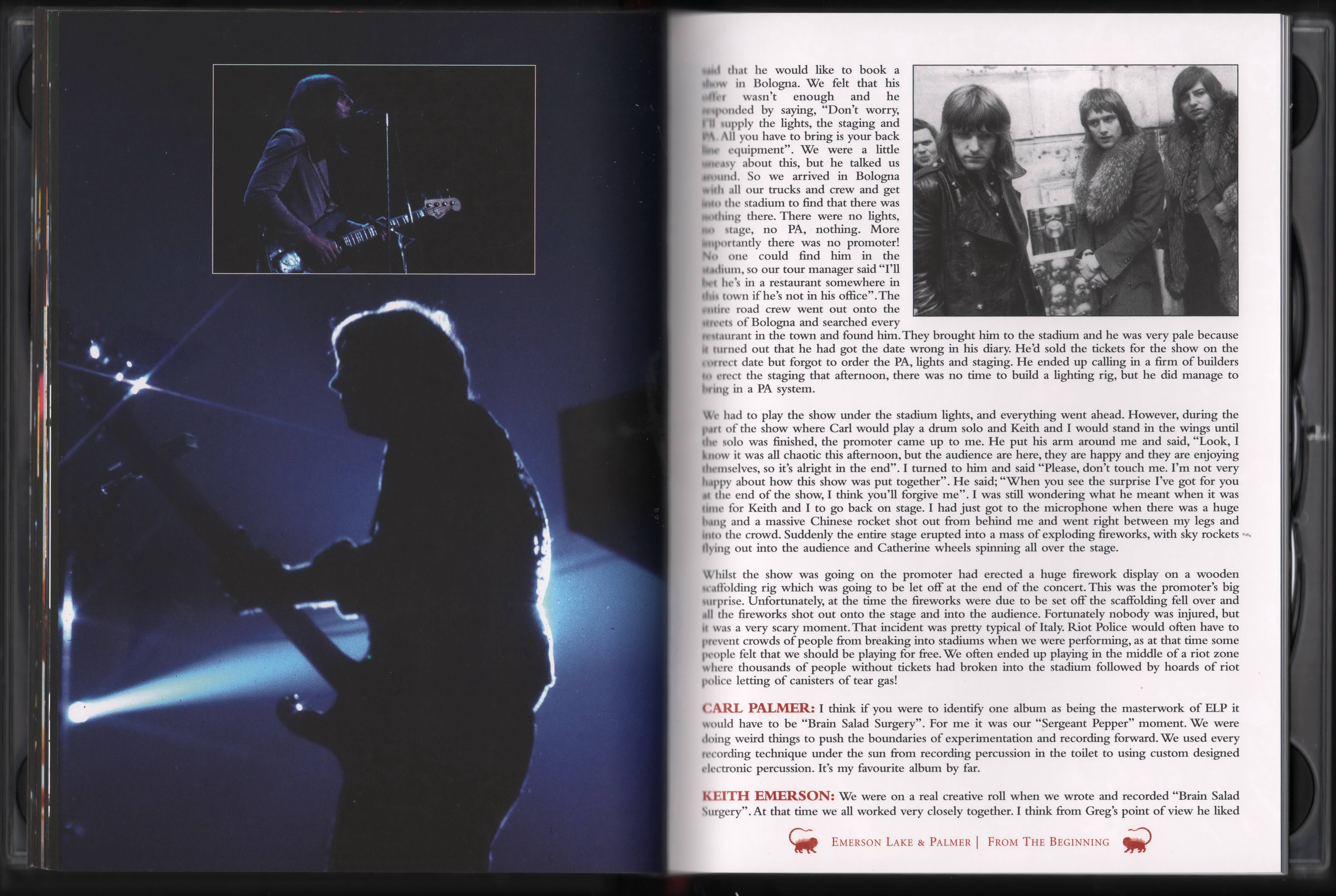 Emerson, Lake and Palmer From the Beginning [Booklet15 aus]